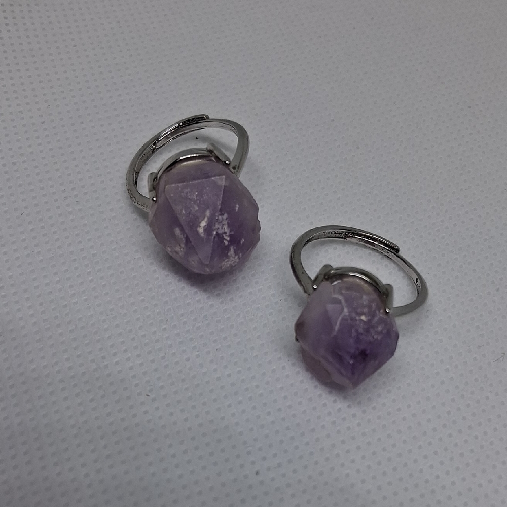 Purple Stone Rings - Picture 4 of 6